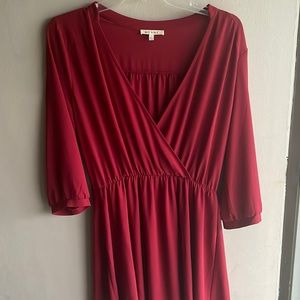 Red Midi Dress